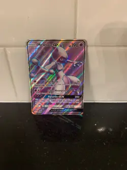 Pokemon TCG Mewtwo GX (Full Art) Shining Legends 72/73 Holo Full Art Ultra Rare - Image 1