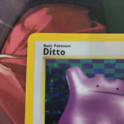 1999 Pokemon TCG Fossil Ditto 1st Edition Holo Rare 3/62 LP - Image 2