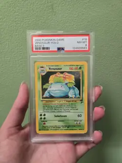 2000 Pokemon Game Base II 2 #18 Venusaur Holo PSA 8 NM-MINT - Image 1