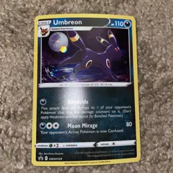 Umbreon SWSH129 Black Star Promo Evolving Skies Blister Pokemon TCG NM - Image 1
