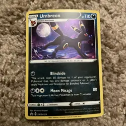 Umbreon SWSH129 Black Star Promo Evolving Skies Blister Pokemon TCG NM - Image 2