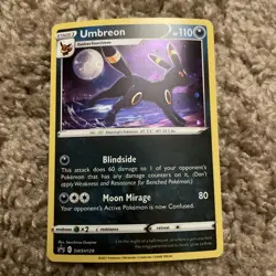 Umbreon SWSH129 Black Star Promo Evolving Skies Blister Pokemon TCG NM - Image 5