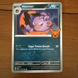 Pokemon TCG Trick Or Trade Gastly Haunter Gengar 057/091 Cosmo Holo Rare 2024 - Image 4