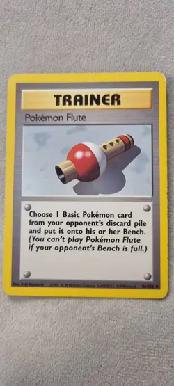 Pokemon Flute - Pokemon TCG - MP - Uncommon - Base Set 86/102 - Image 1