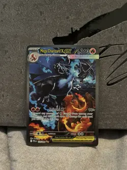 Mega Charizard X EX SIR 125/094 Phantasmal Flames Pokemon TCG - MINT Pack Fresh - Image 1