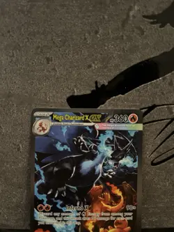 Mega Charizard X EX SIR 125/094 Phantasmal Flames Pokemon TCG - MINT Pack Fresh - Image 5