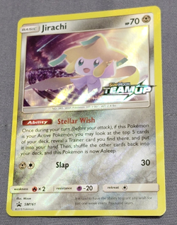 Pokemon Jirachi SM161 Team Up Pre-Release Promo Sun & Moon Holofoil 2019 = NM - Image 1