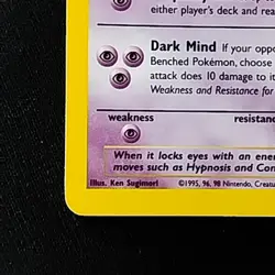 Pokemon TCG Hypno Fossil 8/62 Holo Unlimited Holo Rare NM - Image 5