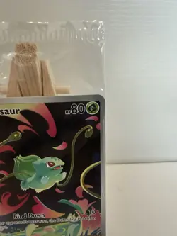 2025 Pokemon Mega Evolution Bulbasaur SEALED STAMPED Promo 133/132 - Image 4
