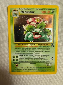 2000 Pokemon - Venusaur Holo - WOTC Black Star Promo #13 Nintendo Player’s Guide - Image 1