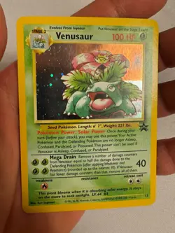 2000 Pokemon - Venusaur Holo - WOTC Black Star Promo #13 Nintendo Player’s Guide - Image 2
