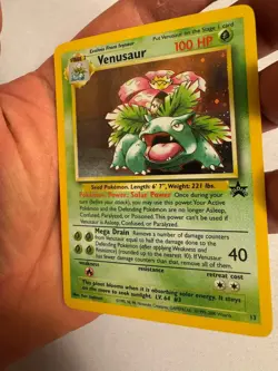 2000 Pokemon - Venusaur Holo - WOTC Black Star Promo #13 Nintendo Player’s Guide - Image 5