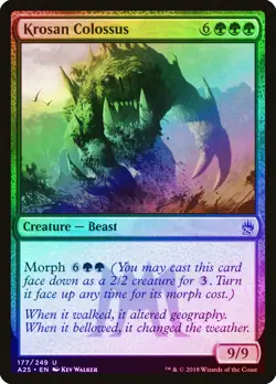 Krosan Colossus FOIL Masters 25 NM Green Uncommon MAGIC MTG CARD ABUGames - Image 1