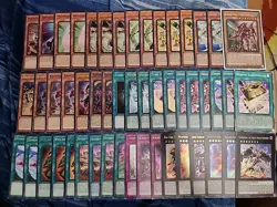 Yugioh 51 Card Shining Sarcophagus Kashtira Deck Core Unicorn Silent Swordsman - Image 1