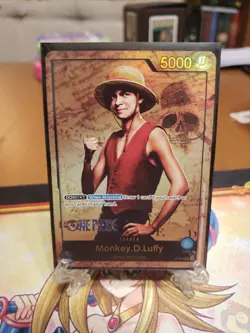 One piece Monkey D.Luffy P-047 Live Action Premium English Card Foil - Image 1