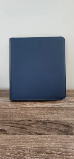 2 Binders Pokemon Card Trading Card Binder Blue 12 Pocket Page Zipper 480 Pocket - Image 1