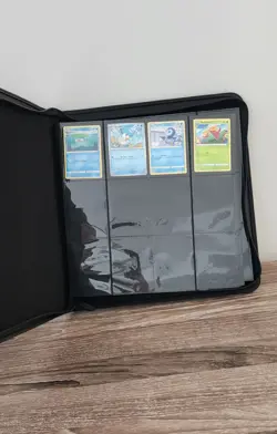 2 Binders Pokemon Card Trading Card Binder Blue 12 Pocket Page Zipper 480 Pocket - Image 2