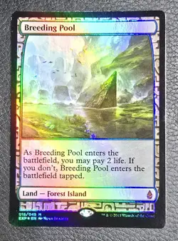 Breeding Pool Zendikar Expeditions Foil LP MTG Magic Card - Image 1