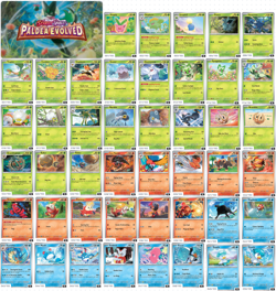 Pokemon PALDEA EVOLVED - Complete Common Uncommon Rare base Set 176 Cards Total - Image 2