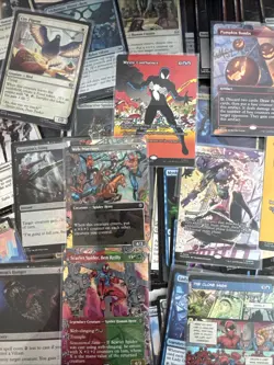 Magic the Gathering Marvel's Spider-Man Huge CARD LOT Cards, Empty Box - Image 2