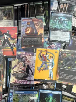 Magic the Gathering Marvel's Spider-Man Huge CARD LOT Cards, Empty Box - Image 3