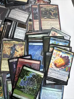 Magic the Gathering Marvel's Spider-Man Huge CARD LOT Cards, Empty Box - Image 5