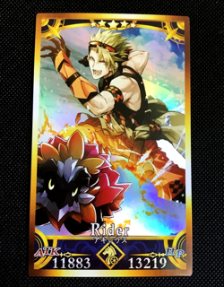 Achilles Rider Fate/ Grand Order FGO Character Fan Card - Image 1
