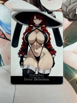 Irene Belserion Fairy Tail Goddess Story Waifu Anime Custom Card - Image 1