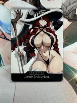 Irene Belserion Fairy Tail Goddess Story Waifu Anime Custom Card - Image 1