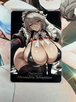 Alexandria Sebastiane Zenless Zone Zero Goddess Story Waifu Anime Custom Card - Image 1