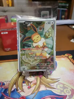 SEALED Eevee 173 Prismatic Evolutions SVP Black Star Promo Pokemon Card NM - Image 1