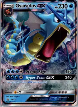 Gyarados GX - SM Black Star Promo SM212 - Full Art Holo - Pokemon Card - Image 1