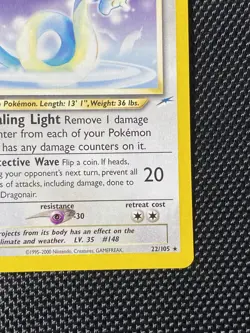 Neo Destiny Rare: Light Dragonair 22/105 Pokemon Cards LP/NM - Image 4