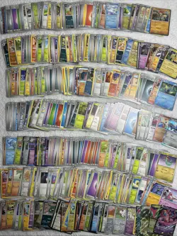 Huge Mixed lot of Pokemon cards reverse holos,holifoils,trainer cards,energy,tin - Image 1