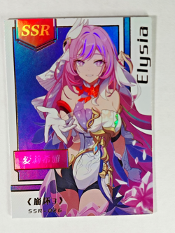 Elysia Goddess Story Waifu Anime Trading Card SSR - Image 1