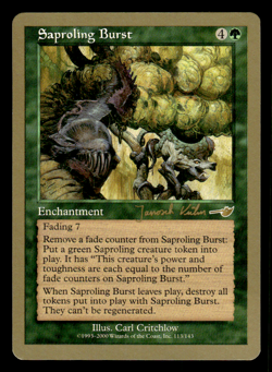 MTG Saproling Burst 2000 Janosch Kuhn Not Tournament Legal - World Championship - Image 1