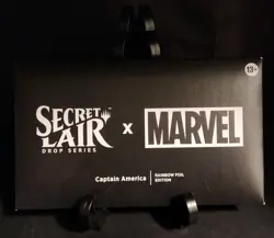 *NEW, FOILED* Captain America, Magic the Gathering MTG Secret Lair Marvel - Image 1