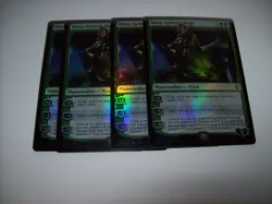 4x Nissa, Genesis Mage Foil Planeswalker Deck Exclusive NM Playset Free Shipping - Image 1