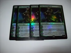 4x Nissa, Genesis Mage Foil Planeswalker Deck Exclusive NM Playset Free Shipping - Image 2