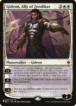 Gideon, Ally of Zendikar-The List-Regular-BFZ-29-NM - Image 1