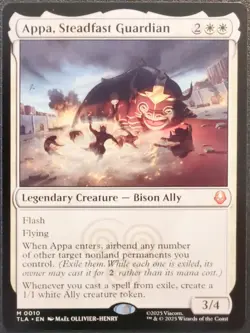 Appa, Steadfast Guardian (NM) - Avatar: The Last Airbender (TLA) #10 - MTG - Image 1