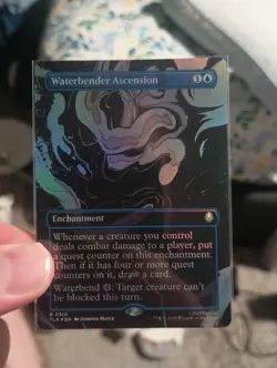 MTG Waterbender Ascension 0310 Foil (Borderless) Avatar TLA NM - Image 1