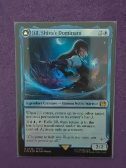 MTG Jill, Shiva's Dominant Shiva, Warden of Ice - Foil Final Fantasy FIN - Image 1