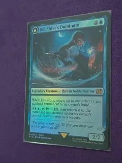 MTG Jill, Shiva's Dominant Shiva, Warden of Ice - Foil Final Fantasy FIN - Image 2