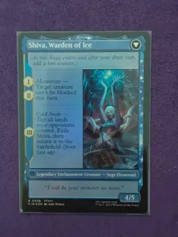 MTG Jill, Shiva's Dominant Shiva, Warden of Ice - Foil Final Fantasy FIN - Image 3
