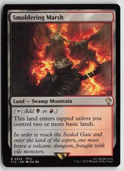 Smoldering Marsh (Surge Foil) R Commander: FINAL FANTASY 425 NM - Image 1