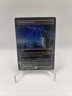 R 7063 Command Tower Borderless Rainbow Foil MTG Magic Avatar Secret Lair ATLA - Image 1
