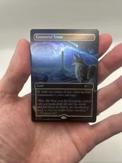 R 7063 Command Tower Borderless Rainbow Foil MTG Magic Avatar Secret Lair ATLA - Image 3