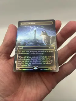R 7063 Command Tower Borderless Rainbow Foil MTG Magic Avatar Secret Lair ATLA - Image 4