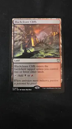 Blackcleave Cliffs - Outlaws of Thunder Junction - Magic: the Gathering - LP - Image 1